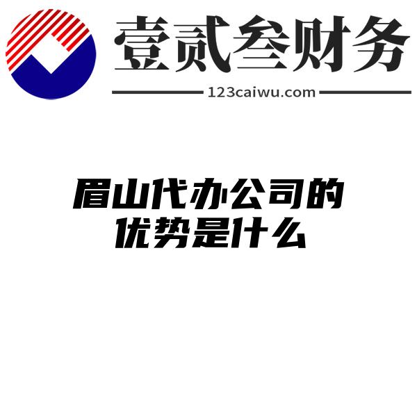 眉山代办公司的优势是什么